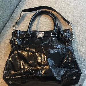 Michael Kors Patent Leather Purse with Lock